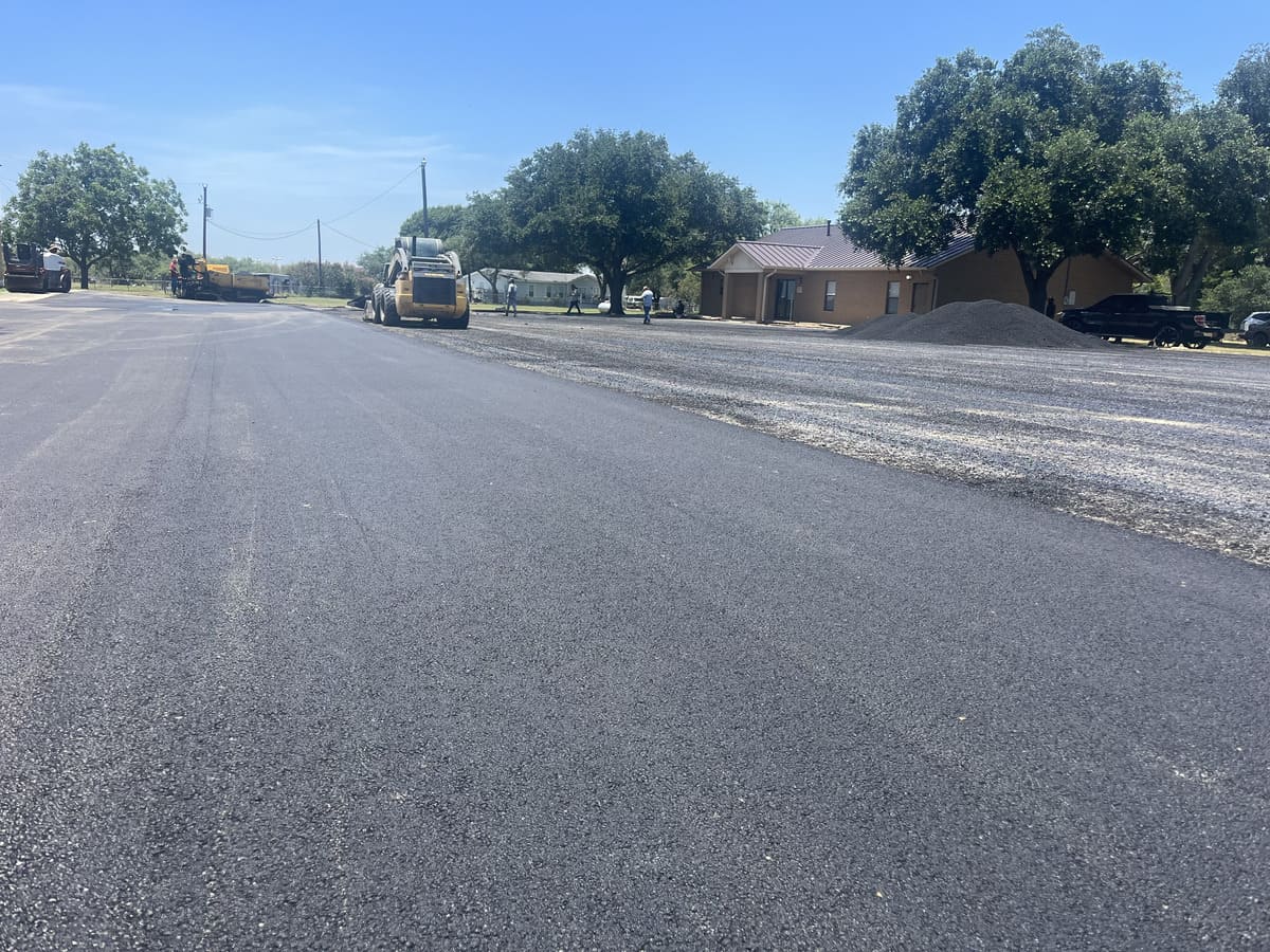 Road Construction by Copano Concrete & Asphalt