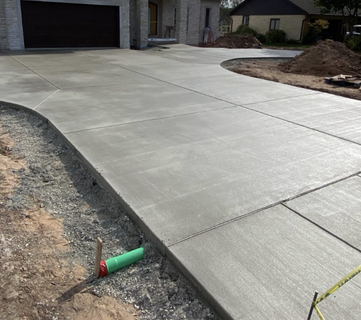 Concrete Driveways project by Copano Concrete
