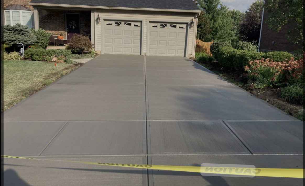 Concrete Driveways project by Copano Concrete